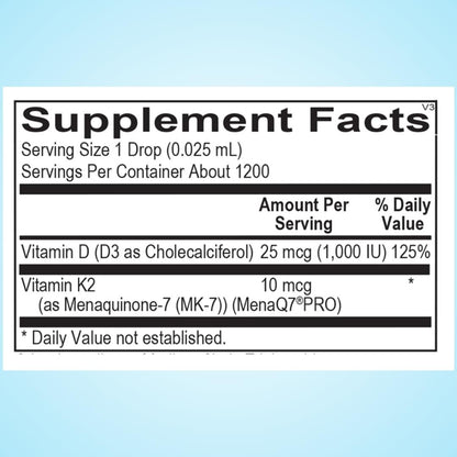 Hello Sunshine Drops (Vitamin D3 + K2)